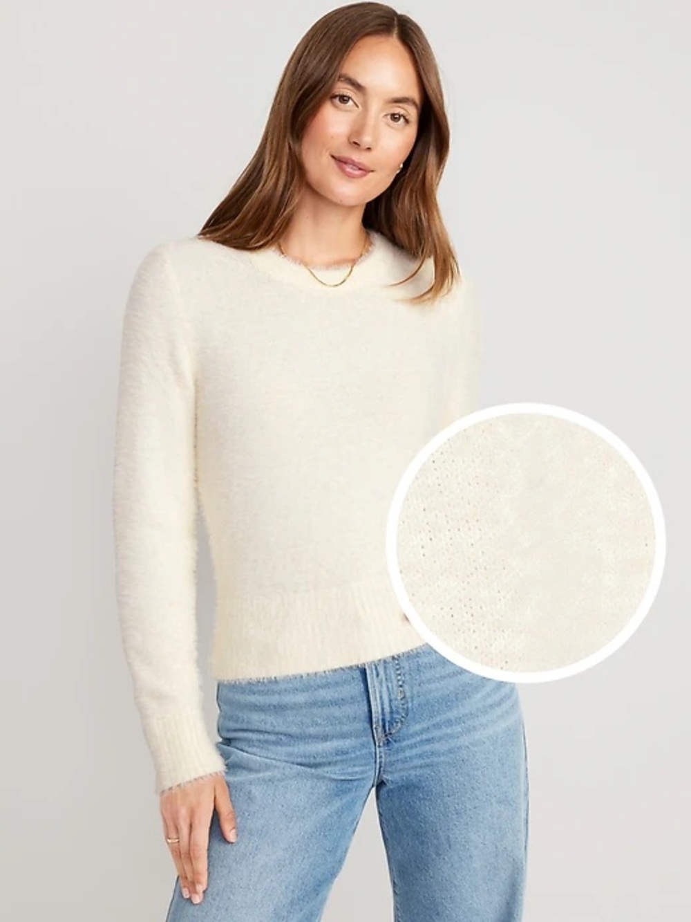Old Navy Eyelash Crewneck Sweater